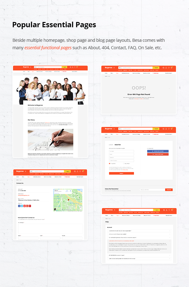 Besa - Elementor Marketplace WooCommerce Theme - 20