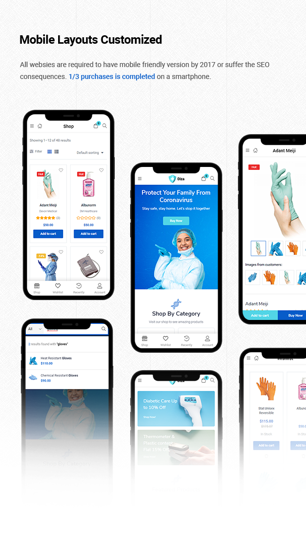 Diza – Pharmacy Store Elementor WooCommerce Theme