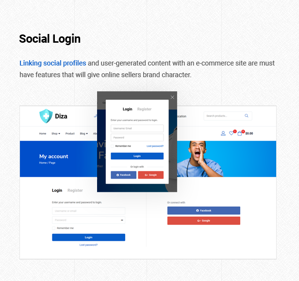 Diza - Pharmacy Store Elementor WooCommerce Theme - 17