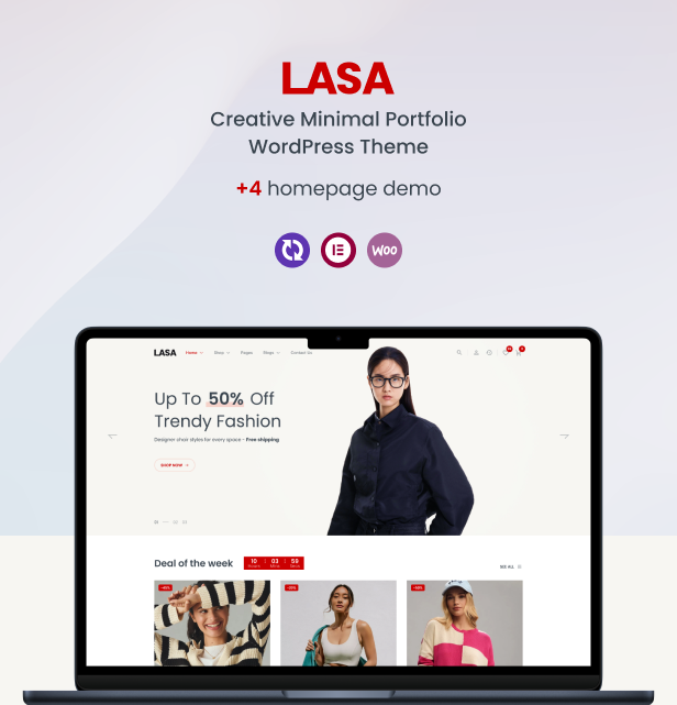 Lasa - Creative Minimal Portfolio WordPress Theme - 6