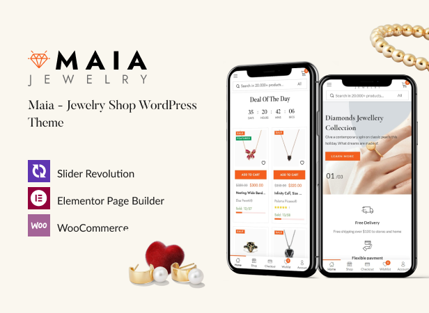 Maia – Thème WordPress pour boutique de bijoux – 5