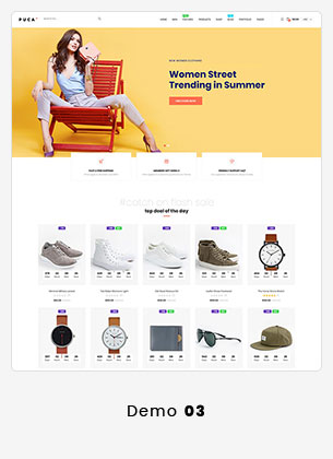 Puca - Optimized Mobile WooCommerce Theme - 16