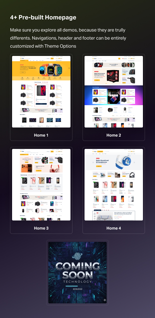 Vova – Electronics Store WooCommerce WordPress Theme